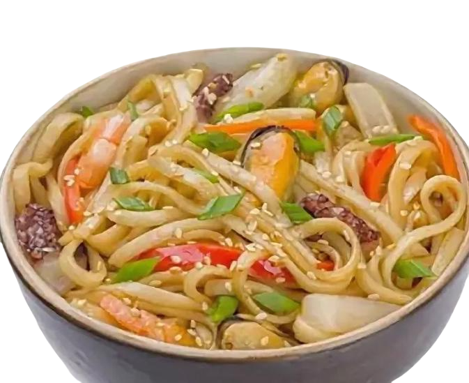 Удон с морепродуктами